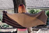 A.M. Cashmere Fine 3 color Mitered Angular Wrap PAT-5801E