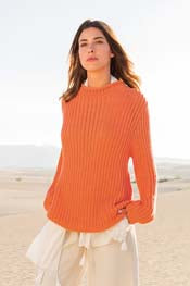 Casheta Wide Necked Ribbed Pullover LGLINEAP11-20