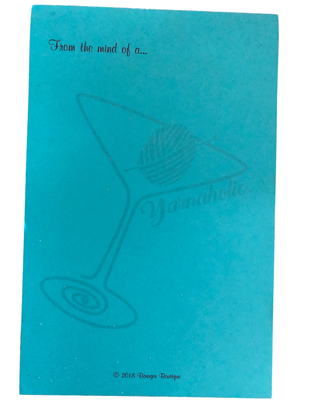 Yarnaholic™ Notepad