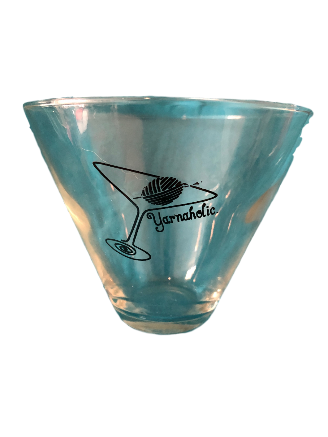 Yarnaholic™ Stemless Martini Glass DAY 2B
