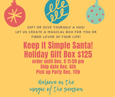 Keep it Simple Santa Holiday Box DAY 1