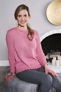 Alfa Ribbed Back Yoke & Sleeves Pullover PAT-6000L